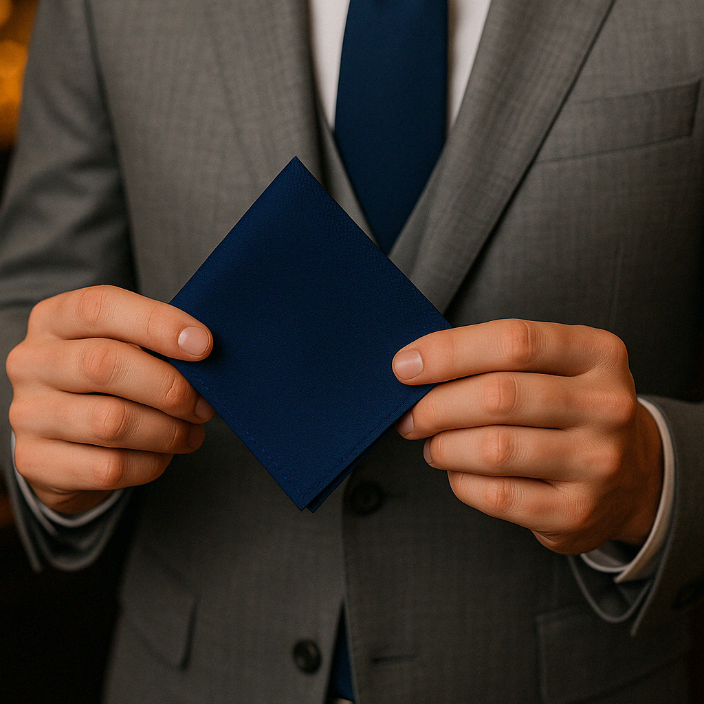 LUXURY COTTON HANDKERCHIEF - MEMBERS ONLY